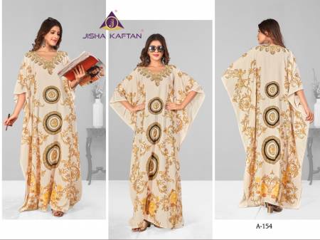 Jelite Jisha Afreen Vol 7 Casual Wear Digital Printed Wholesale Kaftan

